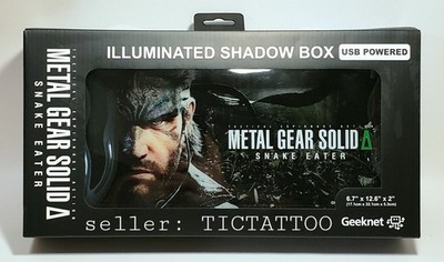   METAL GEAR SOLID Snake Eater ILLUMINATED SHADOW BOX USB Powered Geeknet NEW