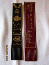 2 BOOKMARKS OF THE ISLES OF SCILLY THE TREASURE ISLES & SCILLONIAN III.