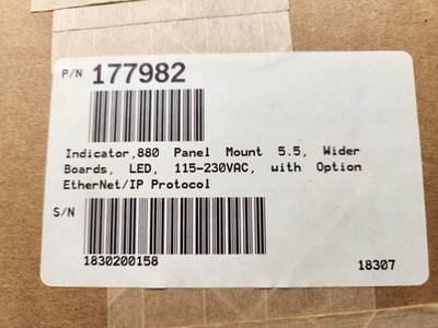 RICE LAKE 177982 (880 Performance Series Digital Weight Indicator and Controller