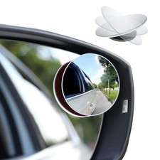 2pc Round Blind Spot Mirrors 360 Degree Adjustable Hd Glass Rear View Mirror 2pc Round Blind Spot Mirrors 360 Degree Adjustable Hd Glass Rear View Mirror