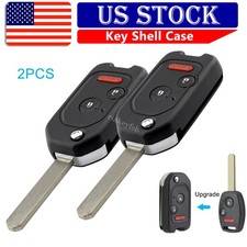 2 For Honda Fit Accord Civic Crv Polit Upgrade Flip Key Shell Remote Fob Case 3b 2 For Honda Fit Accord Civic Crv Polit Upgrade Flip Key Shell Remote Fob Case 3b