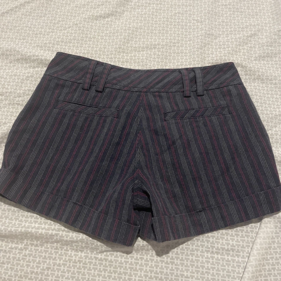 Pantalones Cortos Hurley Para Mujer Talla 1, Rayas, Bolsillos, Algodón y Poliéster, Envío Inc Foto 4 de 4