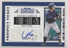 2019 Panini Contenders Draft Picks Prospect Ticket Antonio Cabello #24 Auto xb2