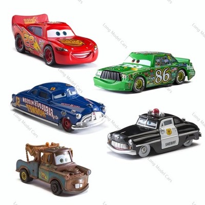 Disney Pixar Cars Film Lightning Chick Mater Sheriff 1:55 Diecast Auto Spielzeug