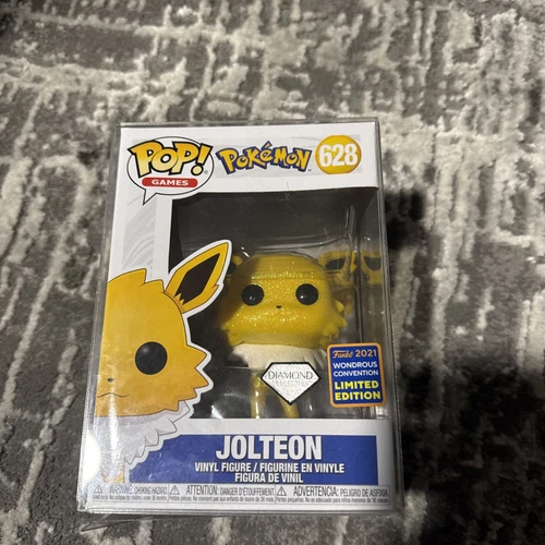Funko Pop! Pokemon Jolteon #628 Diamond 2021 Wondrous Convention Limited Edition
