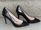 LUCI CHOI Shoes Heels "Goldstone" Metallic Graphite London EU  36 US 5.5-6 Boxed — photo 2