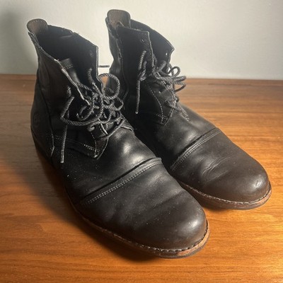 Timberland Men s 6 City Side Zip Leather Boots 10. 19560. Broken In.