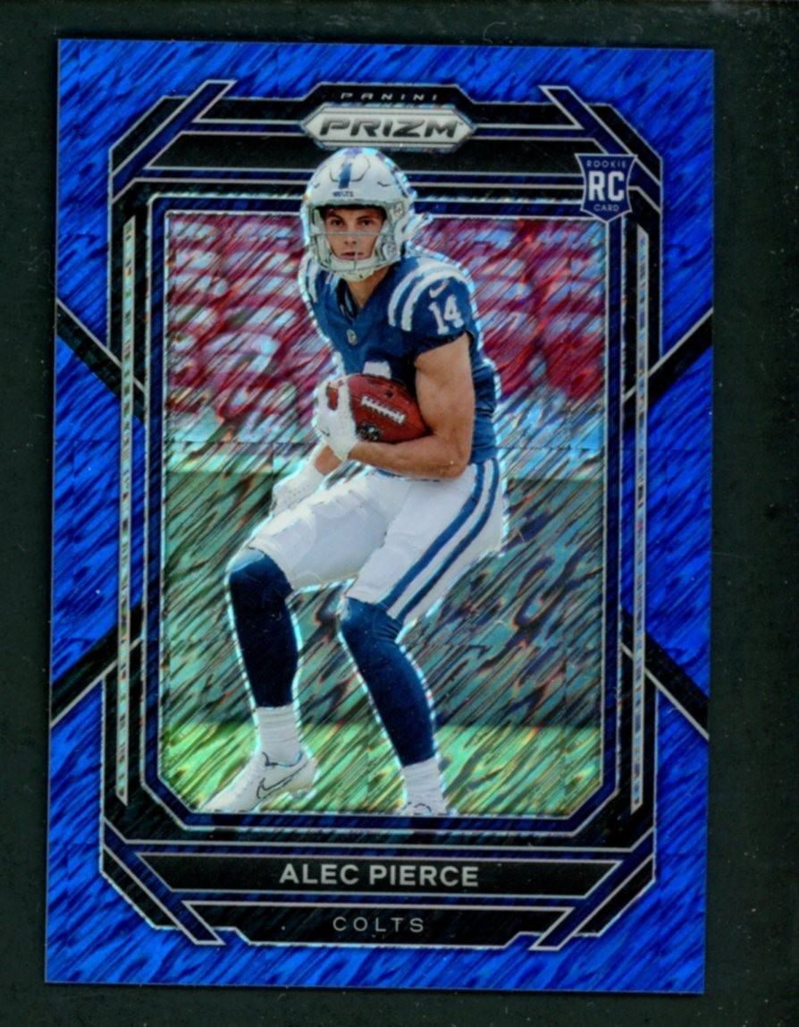 2022 Panini Blue Shimmer Prizm #330 Alec Pierce Colts RC Rookie 16/25