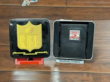 Kansas City Chiefs Leather Tri-fold Wallet Pewter Logo Siskiyou Sports New