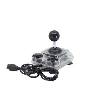 ARCADE R Joystick 9pin für Amiga, Atari, Commodore, Sega etc. Farbe transparent