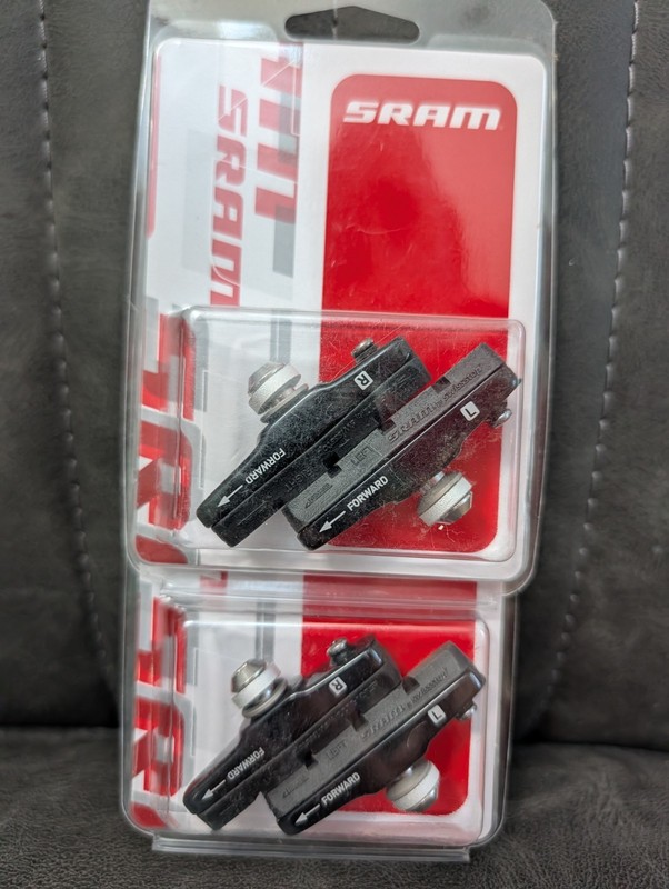 SRAM Rival Rim Brake Pads & Holders Pair x2 Black 00.5315.016.000 New SwissStop