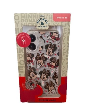 NEW Skinnydip Disney Minnie Mouse iPhone 16 Phone Case Wireless Charging  Mickey
