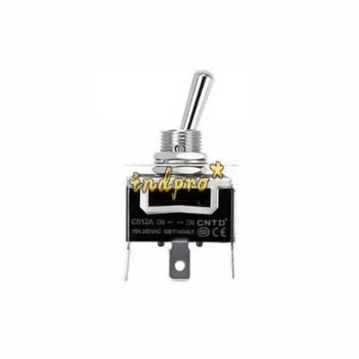 10PCS/Lot New For CNTD C512A Self-lock Toggle Switch 15A 250VAC 3Pin 2-Gear #ac
