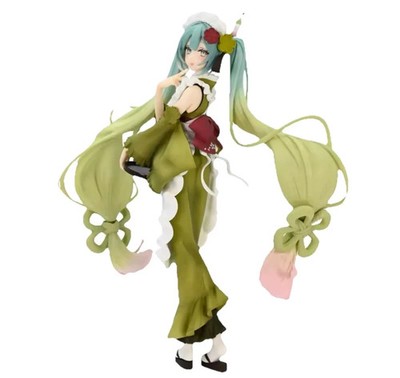 23cm Figure Hatsune Miku Matcha Ice Cream Beautiful Girl Action Figure PVC