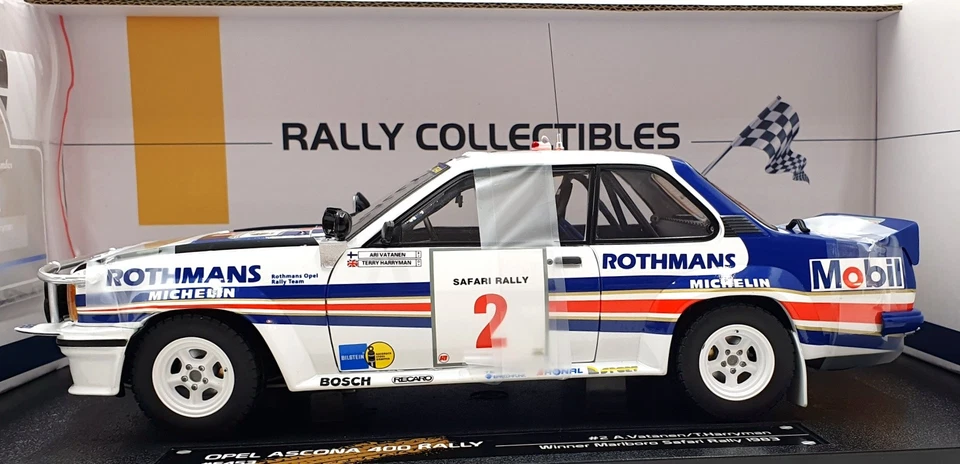 Sun Star 1/18 Scale Diecast 5453 Opel Ascona 400 Rally #2 1st Safari Rally 1983 - Image 3 of 4