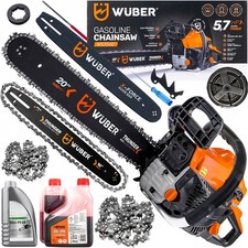 Tronçonneuse thermique WUBER 5,75 CV 2 guides + huiles offertes