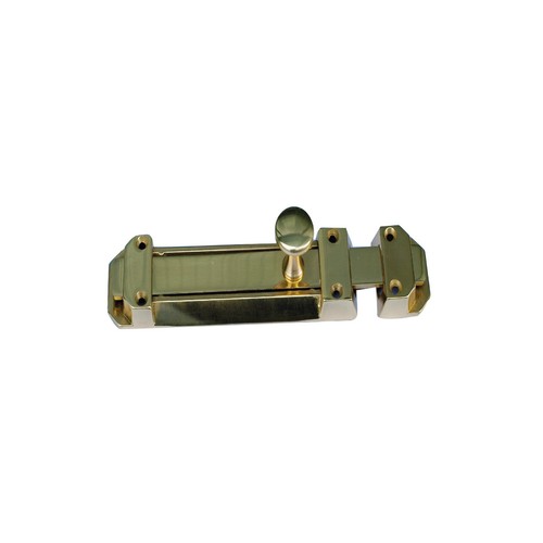 Catenaccio chiudiporta ottone 15cm per porte lucchetto sicurezza portoni infissi - Imagen 1 de 1