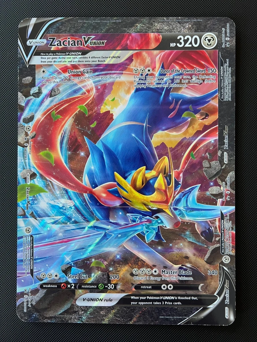 Zacian V-Union Pokémon TCG Cards for sale | eBay