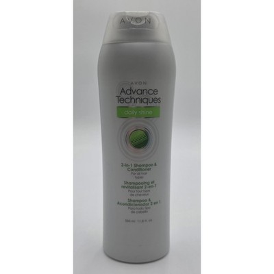 Avon Advance Techniques Daily Shine 2-in-1 Shampoo & Conditioner 11.8oz