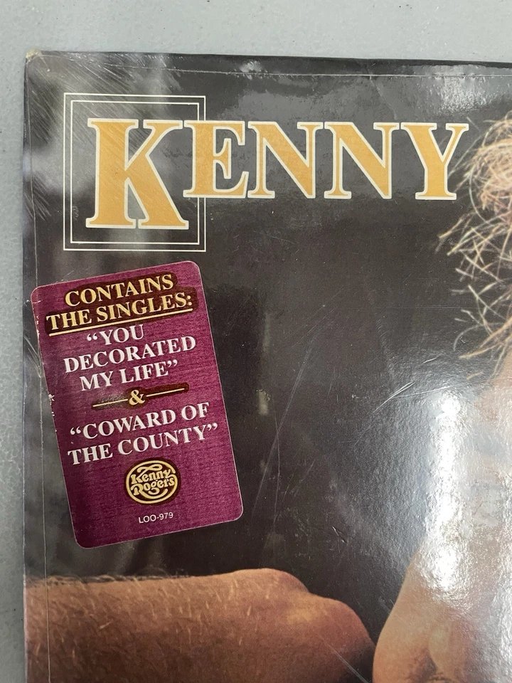 KENNY ROGERS 1979 Vintage SEALED Vinyl Record KENNY Album W Hype Sticker - Image 2 of 4