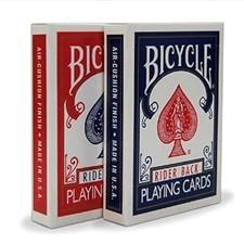 Bicycle Standard Poker Playing Cards Red Blue Classic 2 Decks Game Night
