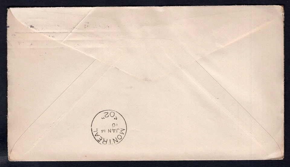 USA Hartford Ct 1902 Insurance Commissioner Advertising Cover to Montreal Canada - Image 2 of 2