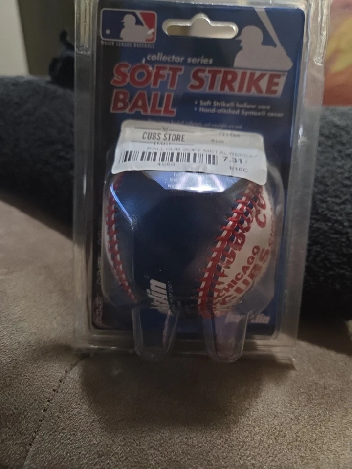 Major League Baseball Chicago Cubs Soft Strike Ball - Image 2 of 2
