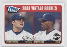 2003 Upper Deck Vintage Vintage Rookies Endy Chavez Jamey Carroll #229 0q3