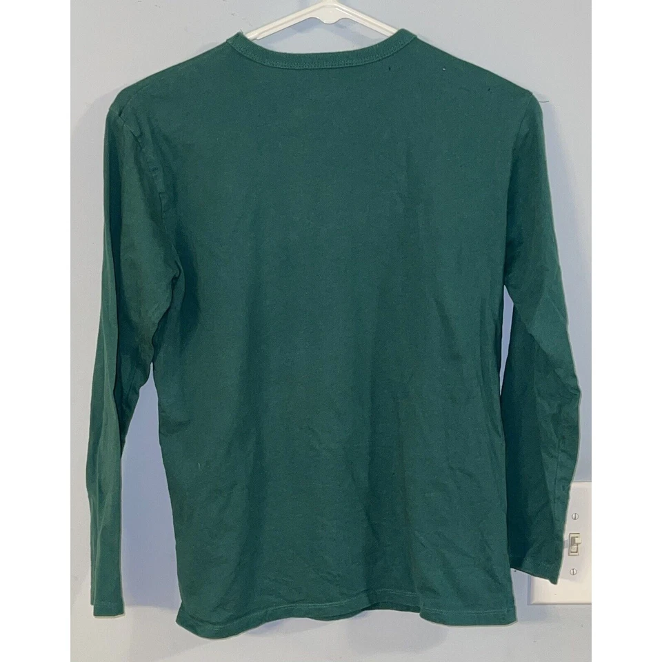 Camisa térmica Place Kid’s Boy’s juvenil talla XL (14) verde manga larga tejida Foto 4 de 4