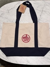 Trader Joe  s Reusable Tote Bag, Navy Blue