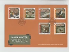 GB Isle of Man 2023 Manx Winter Wildlife FDC