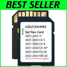 32GB Class 10 Navigation SD Card for 2021-2024 Mazda Vehicles - Updates Included