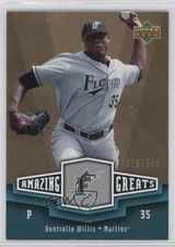 2006 Upper Deck Amazing Greats Gold 379/699 Dontrelle Willis #AG-DW 2a8