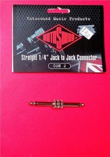 RotoSound Straight 1/4" Jack to Jack Connector CON2