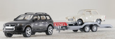 Wiking 1:87 VW A.S.S H0 PKW Touareg Trabant Trabi 601 Anhänger 0097 40 2008 OVP
