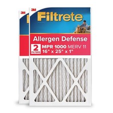 Filtrete 16x25x1 AC Furnace Air Filter, MERV 11, MPR 1000, Micro Allergen Defen