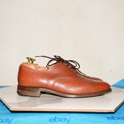 Royal Tweed by Cheaney of England Cap Toe Oxford Leather US 10 -- READ