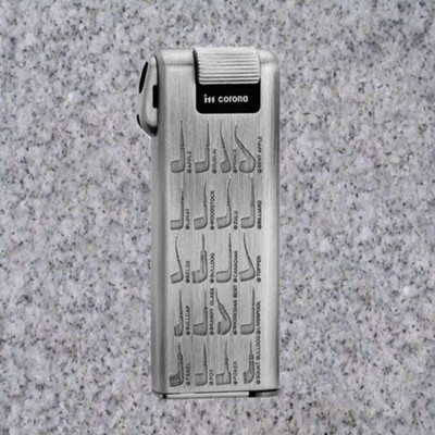 IM Corona: Pipe Lighters: PIPEMASTER PEWTER w/ PIPE SHAPES