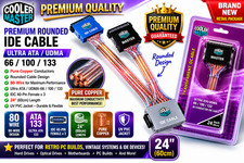 Cooler Master Rounded Pure Copper IDE Cable 24" ATA133 UDMA 80-Wire Retail NEW