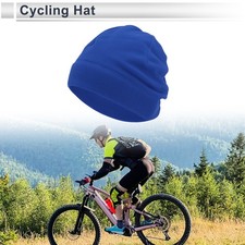 Cycling Hat Windproof and Warm Blue 26x22cm 1 Pcs