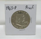 1963 Benjamin Franklin Half Dollar Proof - 90% Silver - Uncirculated