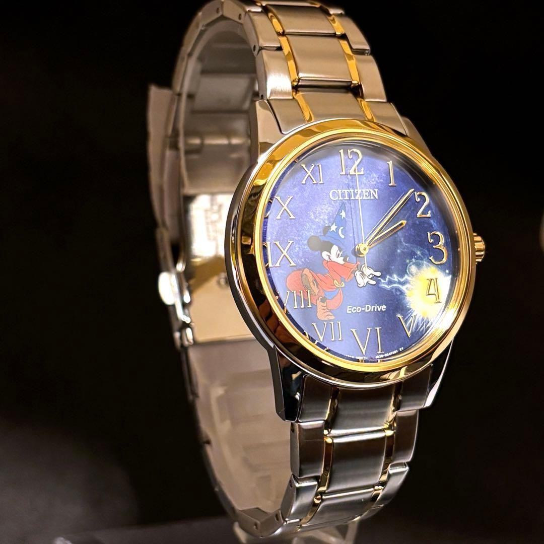 CITIZEN Eco-Drive Disney Fantasia Mickey Watch FE7064-71W Limited Edition 40mm image 6