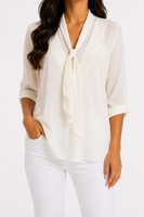 More & More Bluse Weiß 34 Xs Damen Shirt Tunika Hemd Oberteil Elegant Np 59 Neu