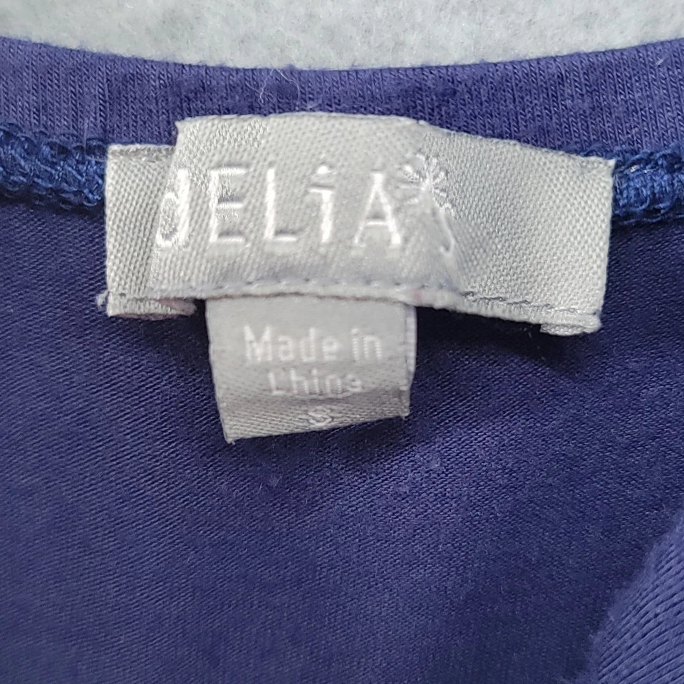 Vintage Delias Dress Small Blue Babydoll Embroidered Fairy Y2K Dark Romantic - Image 3 of 4