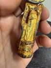 Set Antique/ Vtg. Chinese Gilt Metal Buddha, Glass Bead — photo 9