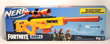 NERF Gun Fortnite Sniper Rifle Blaster BASR-L w/ Scope, 12 Darts NEW IN BOX