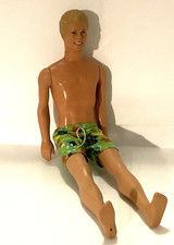 Vintage Hawaii Ken Barbie Doll Indonesia 1968 With Swim Trunks