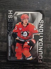 Beckett Sennecke 2025-26 Skybox Metal Universe Hockey Fresh Foundations #FF-21