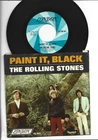 GARAGE  45 w/ PIC SLEEVE - ROLLING STONES - PAINT IT BLACK - HEAR -1966 LONDON