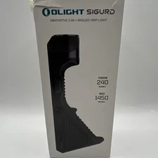 Olight Sigurd 1450 Lumen Throw 240 Meter Rechargeable Flashlight, Gunmetal Grey